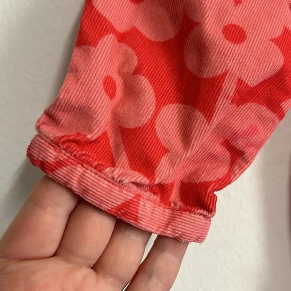 Sweet Hanna Andersson Size 3 (90) Corduroy Floral Dress‎ Pockets Lightweight - Picture 3 of 14